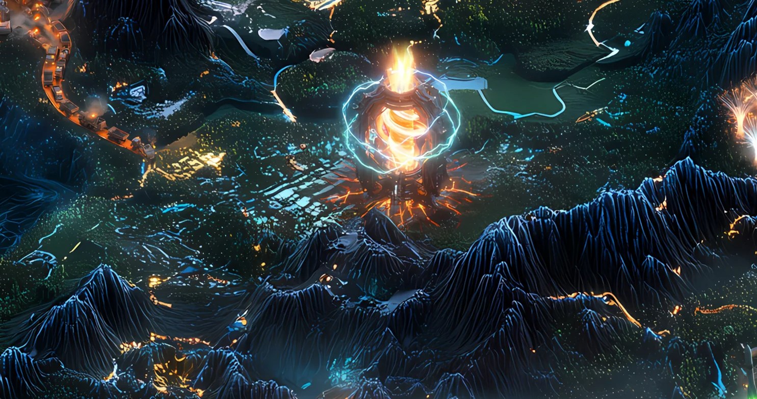 FIREDANCER REACTOR landmark artwork