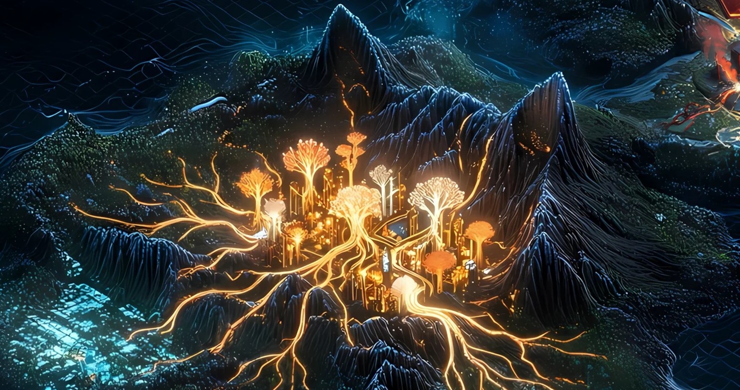 CAT SEASON PEAKS landmark artwork